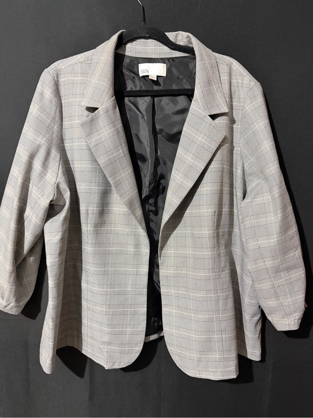 Nordstrom Plaid Blazer - Gray